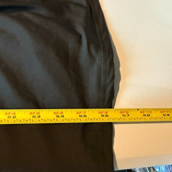 Baltic Born Women 1XL Arianna Maxi Dress V Neck Black Side Slit Flowy Stretch - Picture 10 of 12